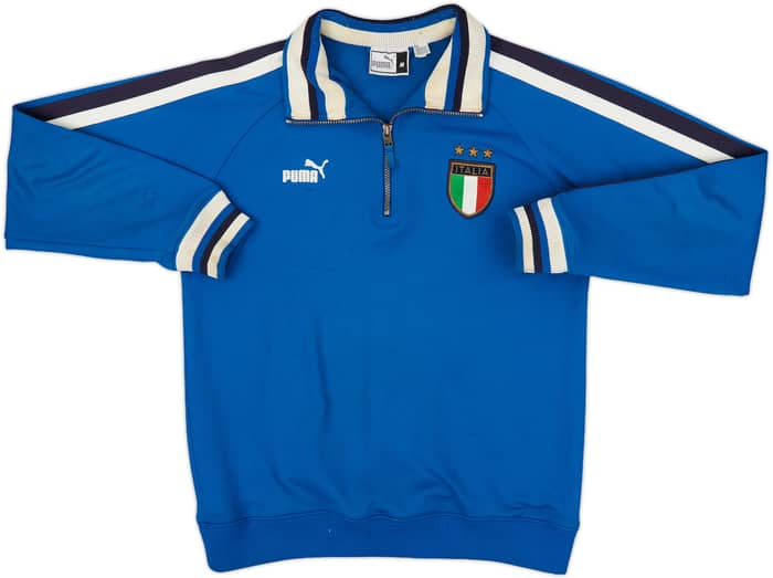 2003-04 Italy Puma 1/4 Zip Drill Top - 6/10 - (M)