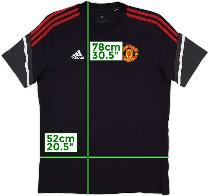 2022-23 Manchester United adidas Cotton Tee - 8/10 - (L)