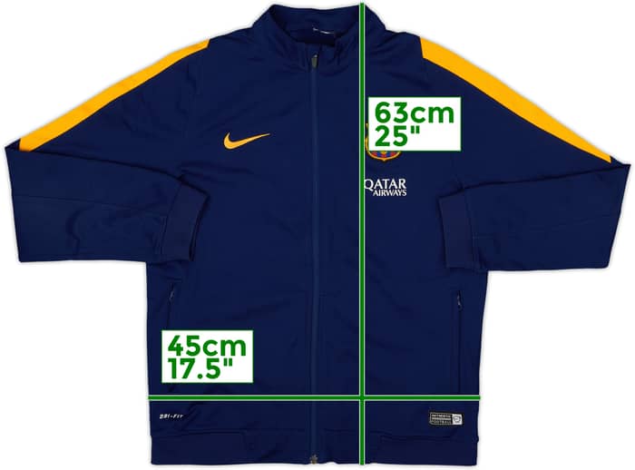 100％品質 Barcelona 2015-16 Nike (L.Boys) - 8/10 - Jacket Track ウェア