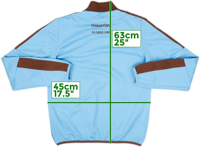 2015-16 Lazio Macron Track Jacket - 5/10 - (XL.Boys)