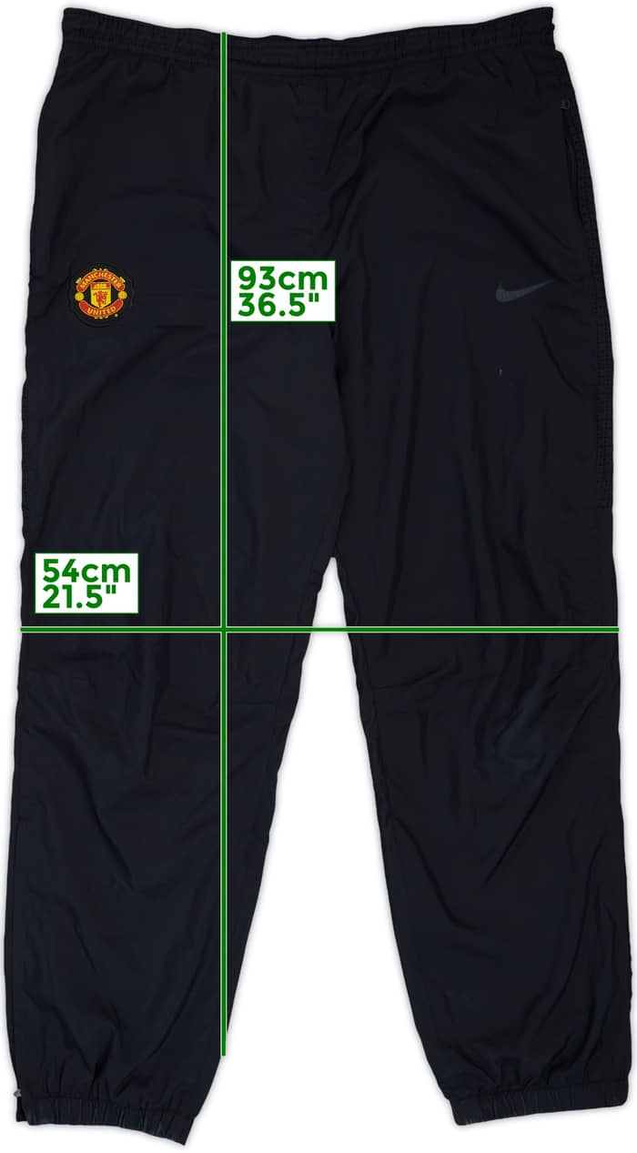 2009-10 Manchester United Nike Track Pants/Bottoms - 4/10 - (M)