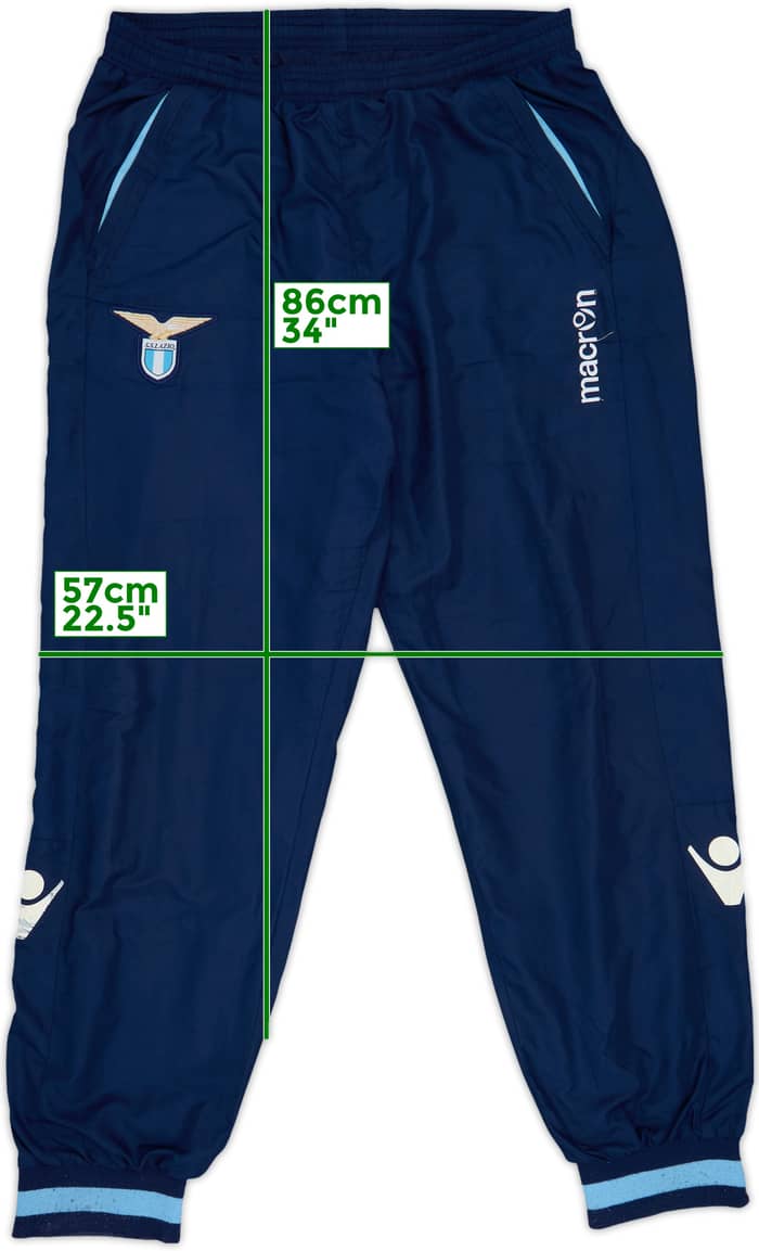 2013-14 Lazio Macron Track Pants/Bottoms - 7/10 - (XXL)