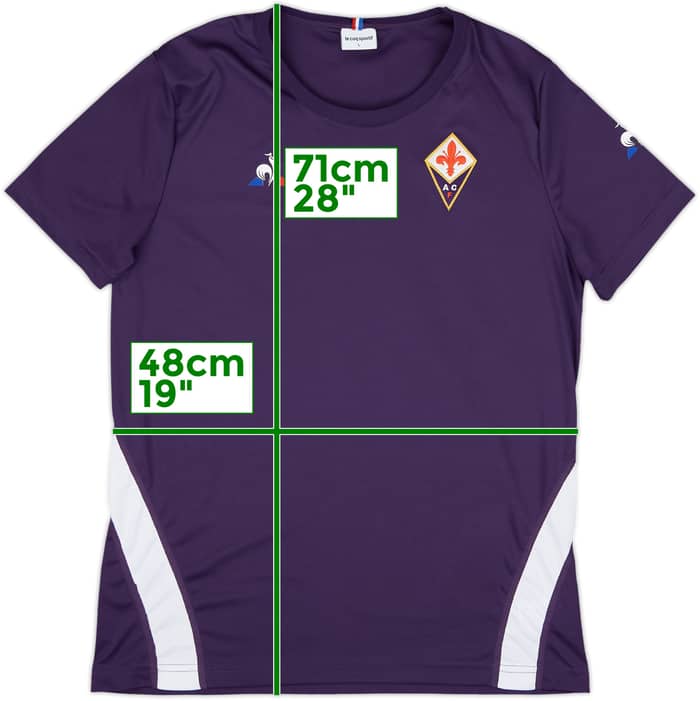 2018-19 FIorentina Le Coq Sportif Training Shirt - 10/10 - (L)