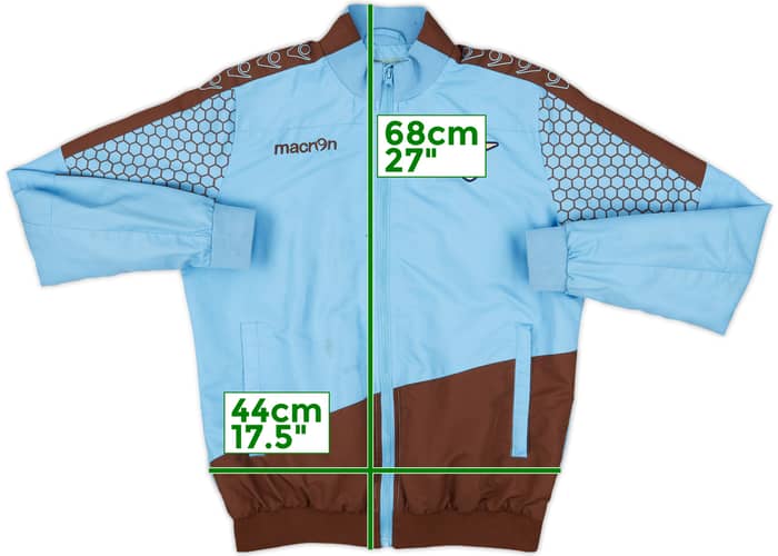 2015-16 Lazio Macron Track Jacket - 5/10 - (XL.Boys)
