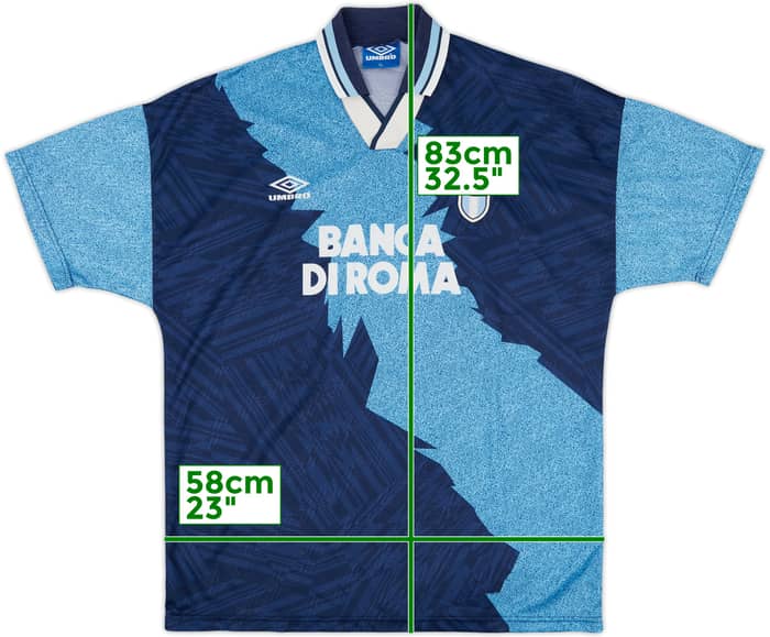 1994-96 Lazio Away Shirt - 8/10 - (XL)
