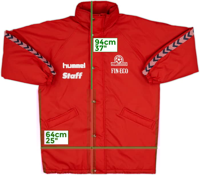 1997-98 Lumezzane Hummel Padded Bench Coat - 9/10 - (M)