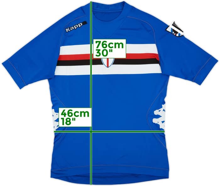 2012-13 Sampdoria Home Shirt - 4/10 - (L)