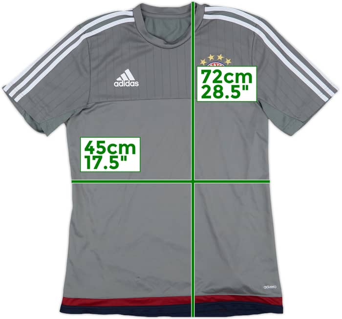 2015-16 Bayern Munich adizero Training Shirt - 8/10 - (M)