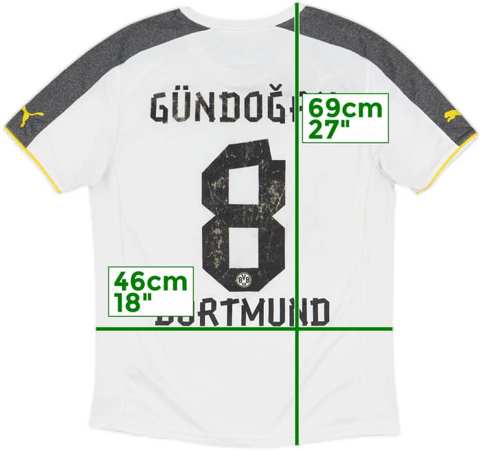 2013-15 Borussia Dortmund Third Shirt Gundogan #8 - 4/10 - (S)