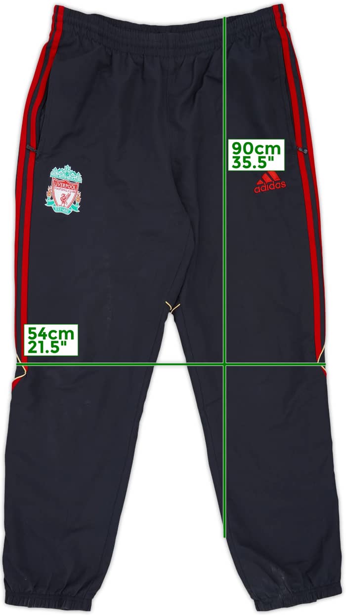 2009-10 Liverpool adidas Track Pants/Bottoms - 7/10 - (M)