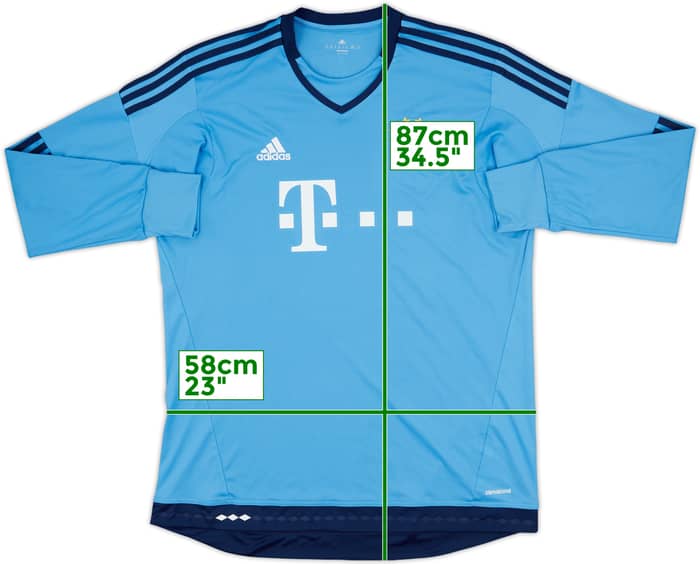 2015-16 Bayern Munich GK Shirt - 9/10 - (XL)