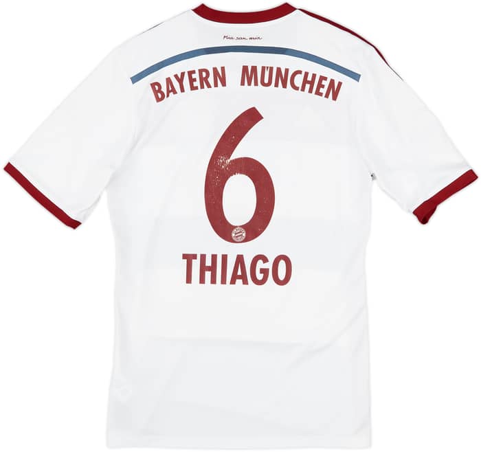 100％品質 Away Munich Bayern 2014-15 Shirt (M) - 6/10 - #6 Thiago ウェア