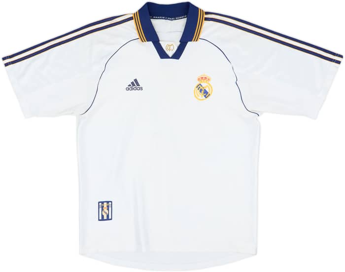 1998-00 Real Madrid Home Shirt Raul #7 - 7/10 - (L)