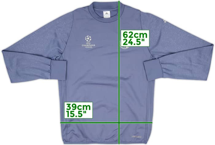 2016-17 Real Madrid adidas CL Sweat Top - 7/10 - (S)
