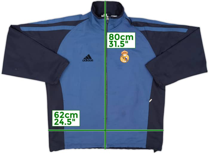 2001-02 Real Madrid adidas Track Jacket - 8/10 - (M/L)