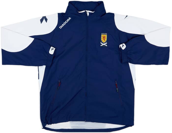 2005-06 Scotland Diadora Rain Jacket - 6/10 - (L)