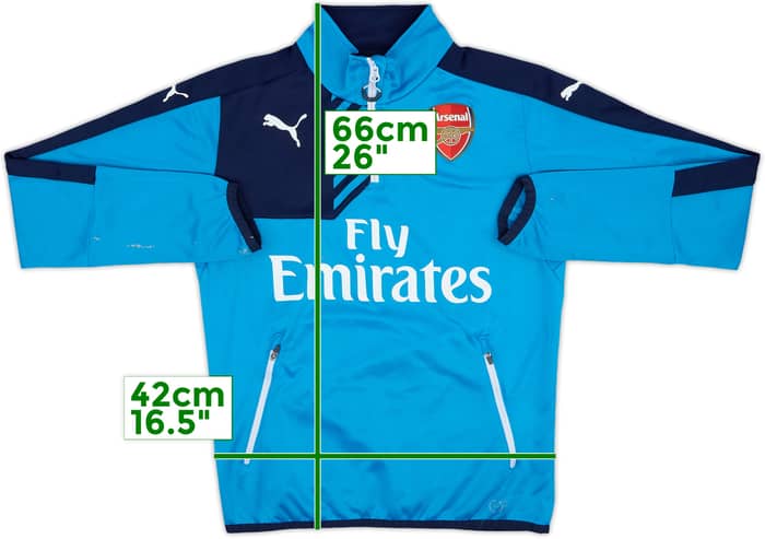 2015-16 Arsenal Puma 1/4 Zip Drill Top - 4/10 - (S)