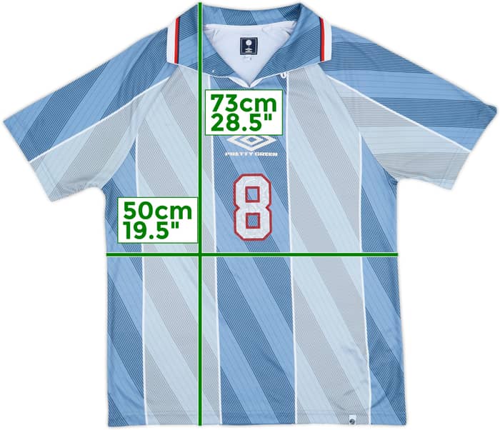 2010s Umbro x Pretty Green 'Retro 1996' England Shirt #8 - 7/10 - (S)