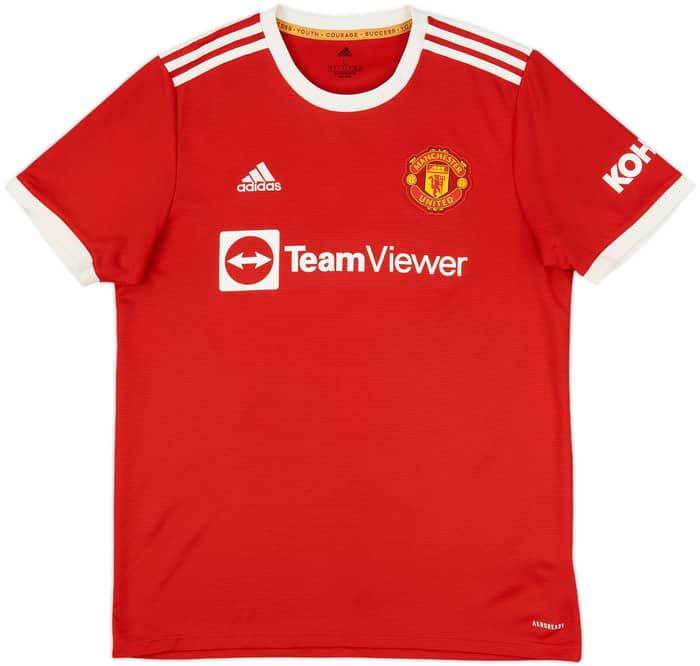 2021-22 Manchester United Home Shirt Shaw #23 - 8/10 - (L)