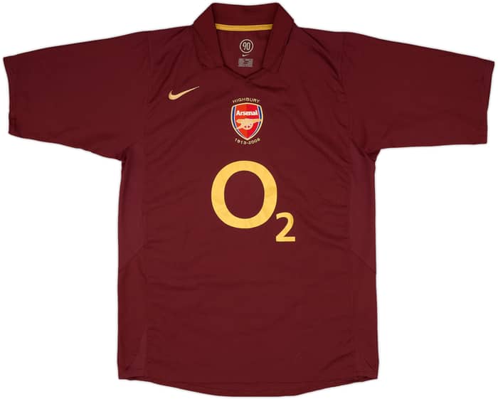 05-06アーセナル Arsenal 14番アンリ HENRY 長袖ユニフォーム