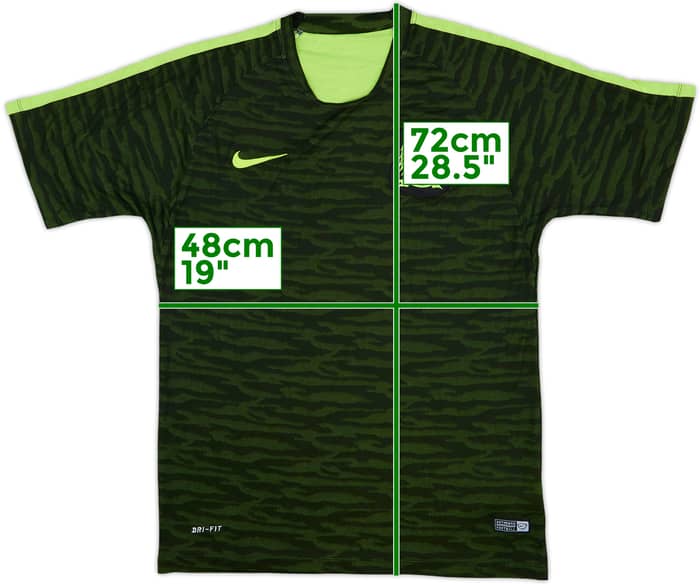 2013-14 Manchester City Nike Training Shirt - 8/10 - (L)