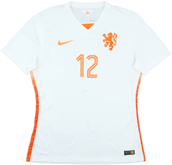 2015 Netherlands Match Issue Away Shirt #12