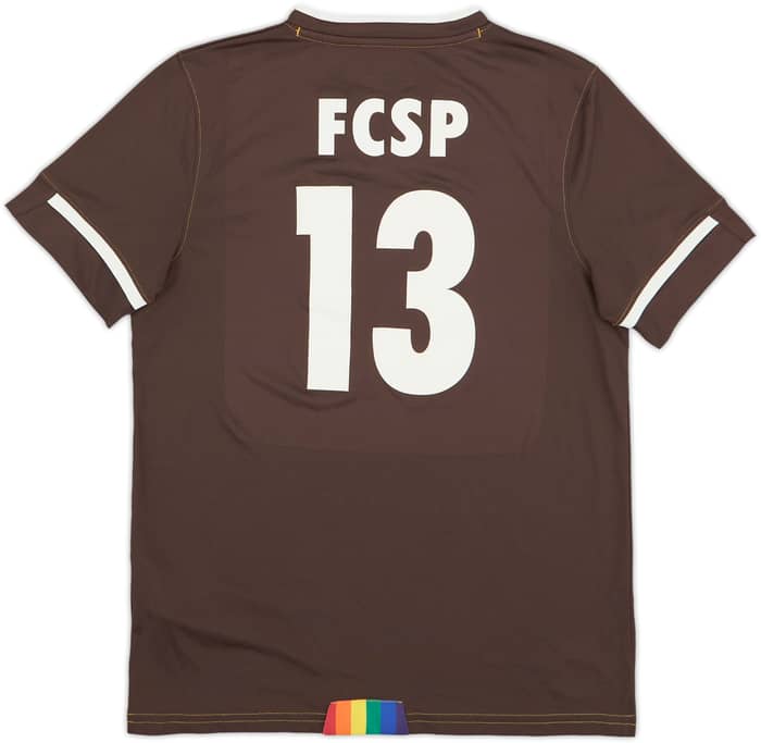 2020-21 St Pauli Home Shirt FCSP #13 - 9/10 - (XL.Boys)