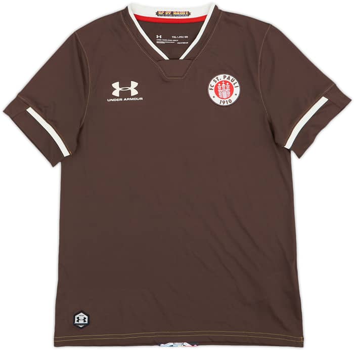 2020-21 St Pauli Home Shirt FCSP #13 - 9/10 - (XL.Boys)
