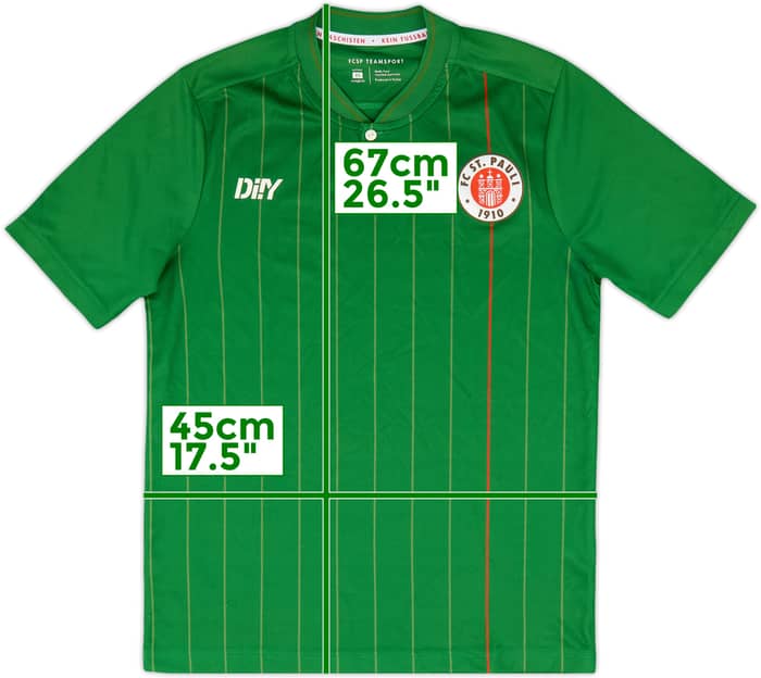 2021-22 St Pauli GK Shirt - 8/10 - (XS)