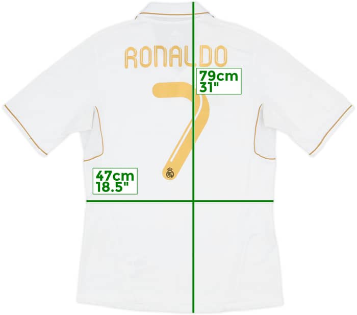 2011-12 Real Madrid Home Shirt Ronaldo #7 - 7/10 - (M)
