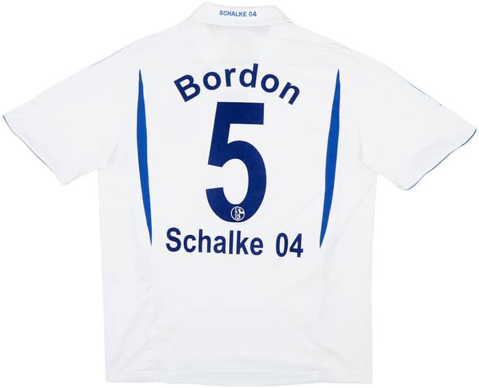 2007-08 Schalke Away Shirt Bordon #5 - 6/10 - (L)