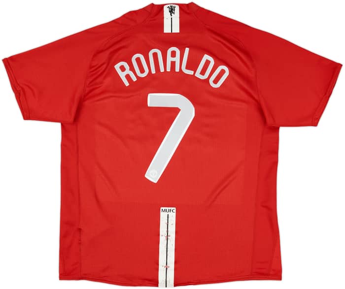 2007-09 Manchester United Home Shirt Ronaldo #7 - 6/10 - (XL)