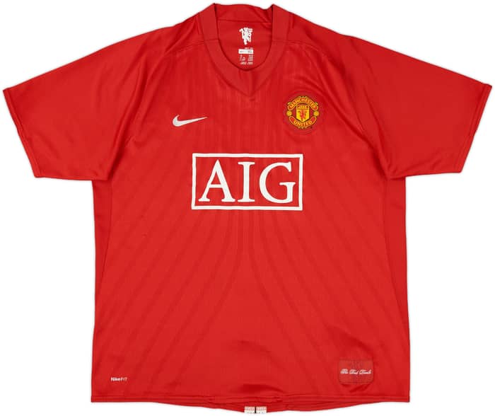 2007-09 Manchester United Home Shirt Ronaldo #7 - 6/10 - (XL)
