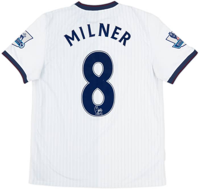 2009-10 Aston Villa Away Shirt Milner #8 - 4/10 - (M)