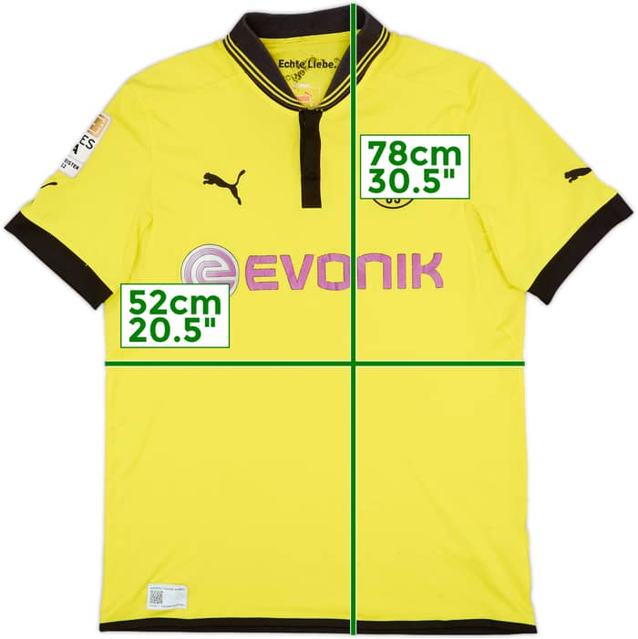 2012-13 Borussia Dortmund Home Shirt - 6/10 - (XL)
