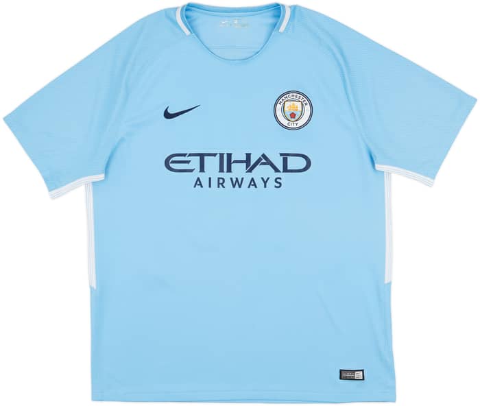 2017-18 Manchester City Home Shirt Kun Aguero #10 - 7/10 - (XL)