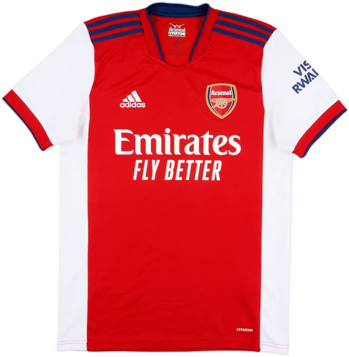 2021-22 Arsenal Home Shirt Saka #7 - 7/10 - (M)