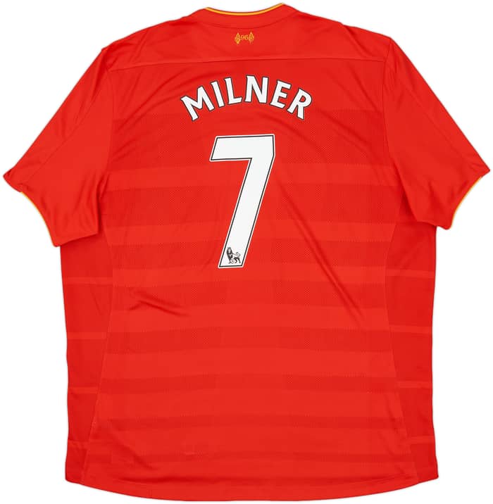 2016-17 Liverpool Home Shirt Milner #7 - 6/10 - (XXL)