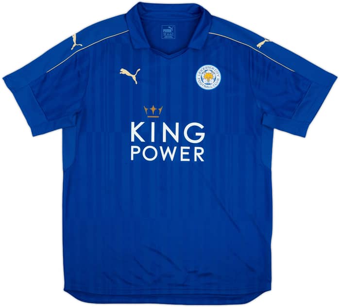 2016-17 Leicester Home Shirt Vardy #9 - 4/10 - (XL)