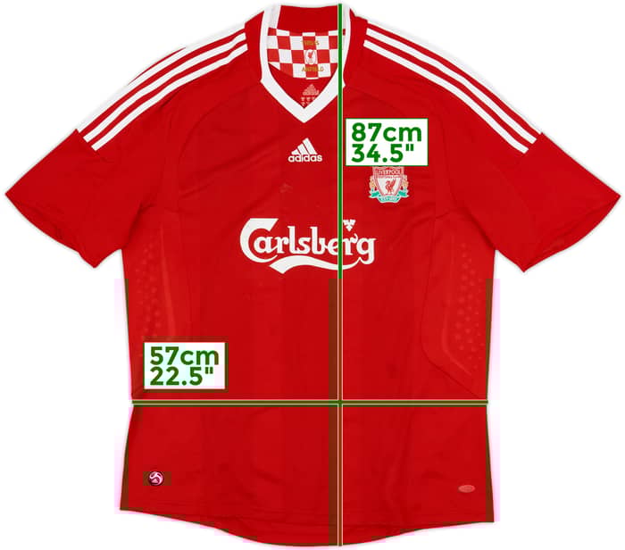 2008-10 Liverpool Home Shirt - 5/10 - (XL)