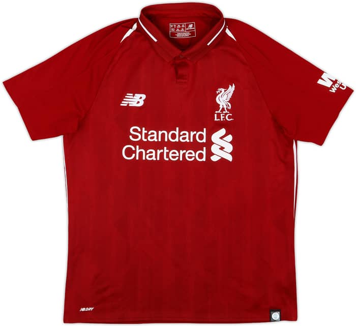2018-19 Liverpool Home Shirt - 8/10 - (XL.Boys)