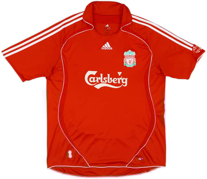 2000-02 Liverpool Home Shirt Gerrard #17 - 8/10 - (L)