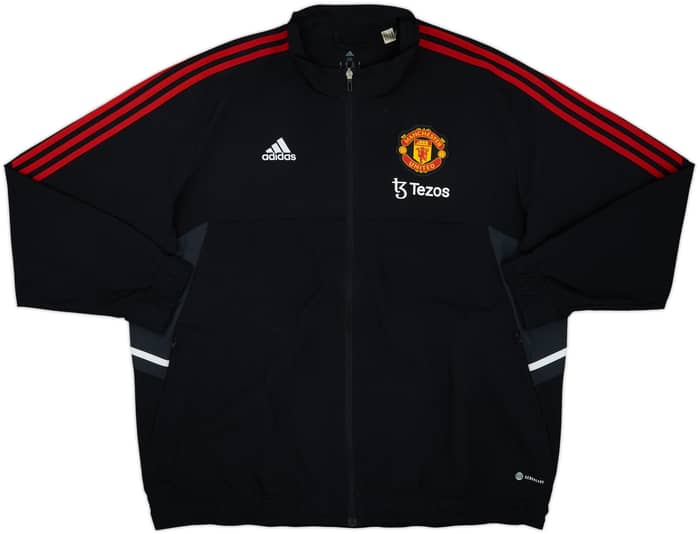 2022-23 Manchester United adidas Track Jacket - 10/10 - (XXL)