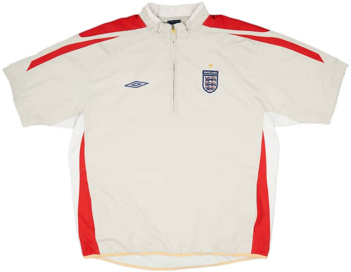 2007-08 England Umbro 1/4 Zip S/S Training Top - 7/10 - (XL)