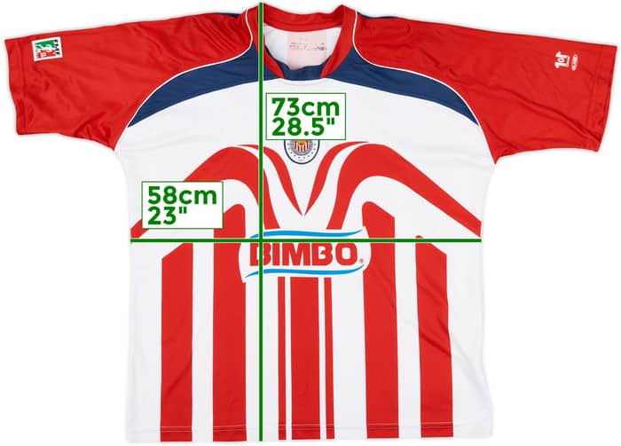 2006-07 Chivas Guadalajara Home Shirt - 8/10 - (L)