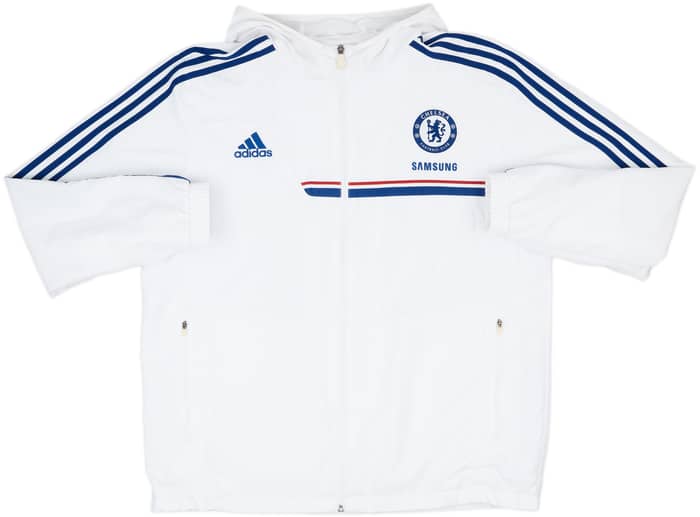 2013-14 Chelsea adidas Hooded Track Jacket - 8/10 - (L/XL)