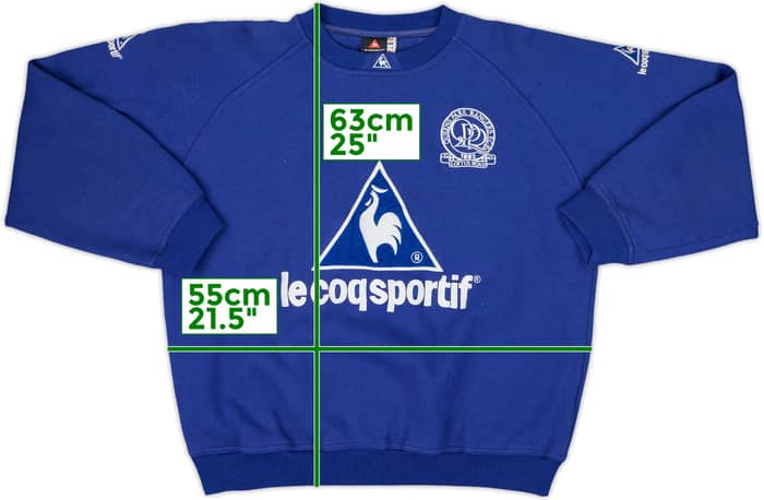 2000-01 Queens Park Rangers Le Coq Sportif Sweat Top - 9/10 - (M)