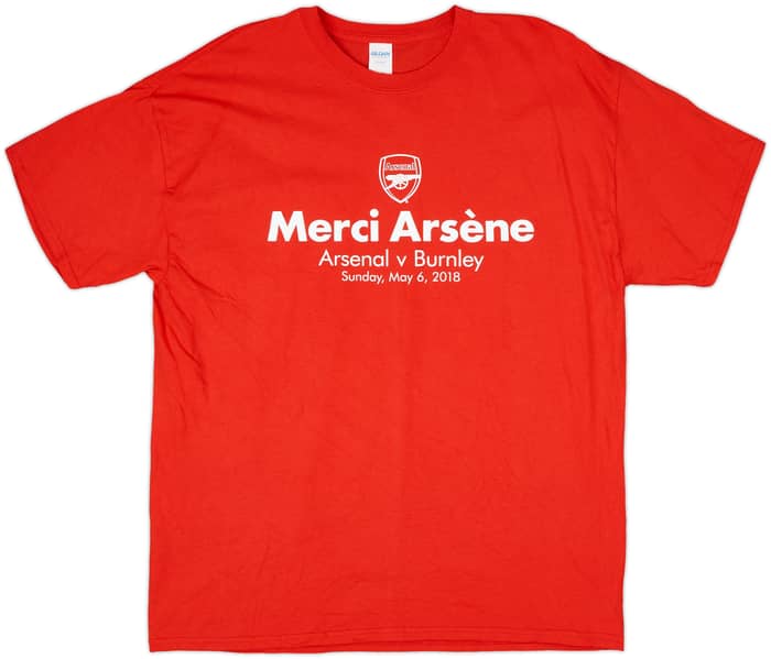 2018 Arsenal "Merci Arsene" Tee - 8/10 - (XL)