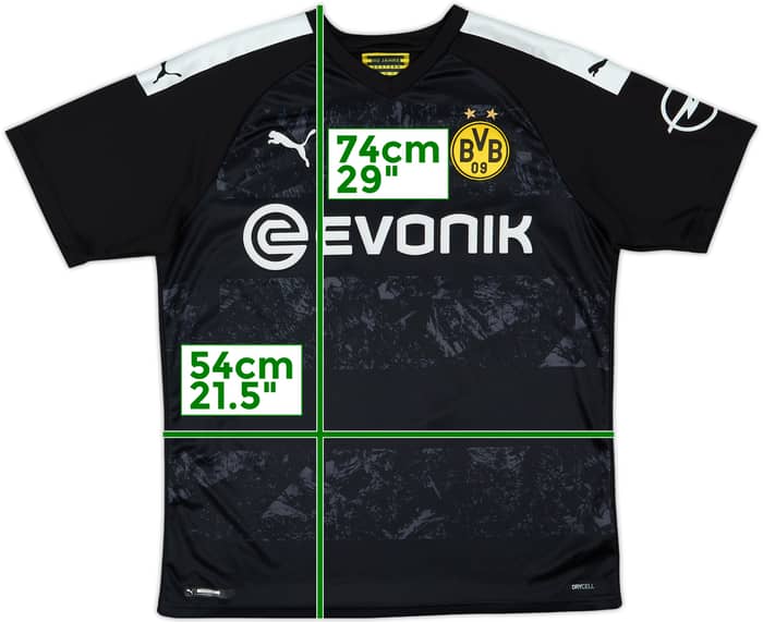 2019-20 Borussia Dortmund Away Shirt Haaland #17 - 10/10 - (L)