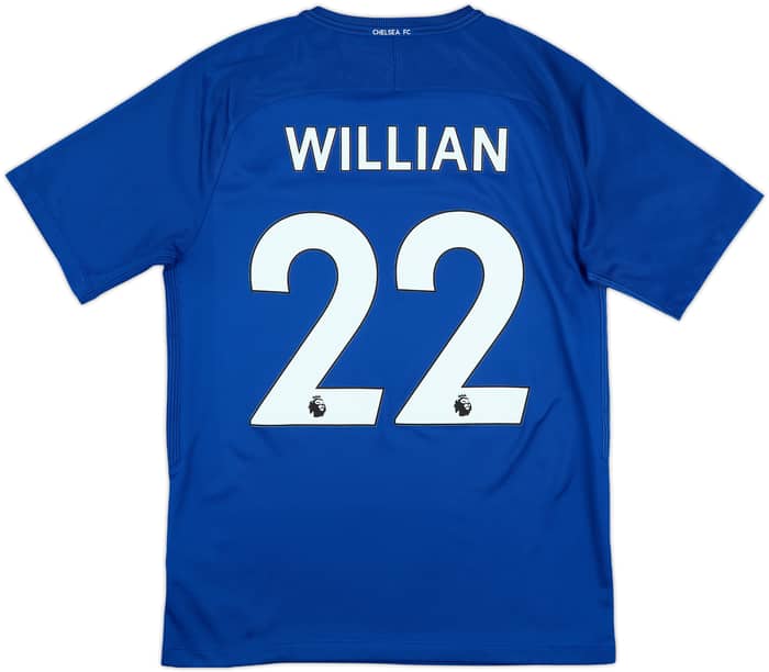 2017-18 Chelsea Home Shirt Willian #22 - 8/10 - (M)